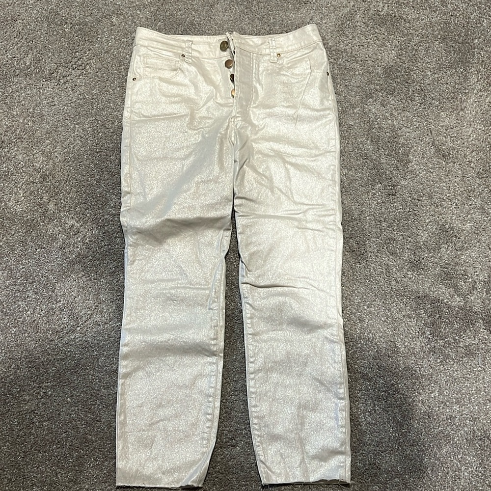Like New KUT gold cigarette Jean size 4